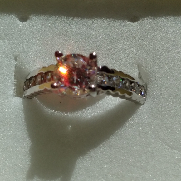 ⚘Sz 6 ONLY 925 S/S Square Triple A CZ Engagement Style Ring 😲 - Picture 13 of 16